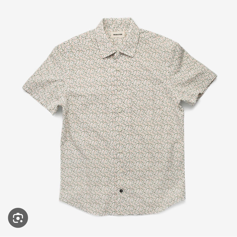 Taylor Stitch short sleeve Hawthorne- CA poppy